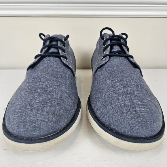 Timberland Men`s Woodhull Denim Canvas Oxford Dress Casual Shoe Sz 12 - Picture 6 of 14